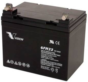 Аккумуляторная батарея Vision FM 12V 33Ah 6FM33E-X