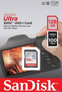 Карта памяти SanDisk Ultra SDXC 128GB SDSDUNR-128G-GN6IN