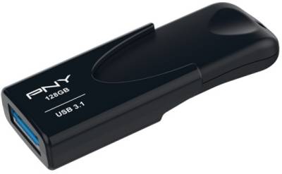 Флеш-память USB PNY Attache 4 128GB Black USB 3.1 FD128ATT431KK-EF
