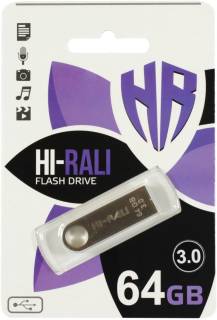 Флеш-память USB HI-RALI Shuttle series 64GB Silver USB 3.0 HI-64GB3SHSL