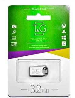 Флеш-память USB T&G 110 Metal Series 32GB Silver USB 2.0 TG110-32G