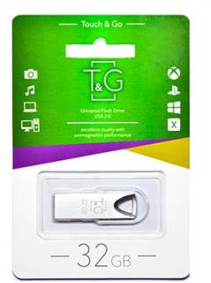 Флеш-память USB T&G 117 Metal Series 32GB Silver USB 2.0 TG117SL-32G