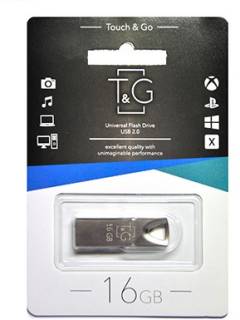 Флеш-память USB T&G 117 Metal Series 16GB Silver USB 2.0 TG117SL-16G