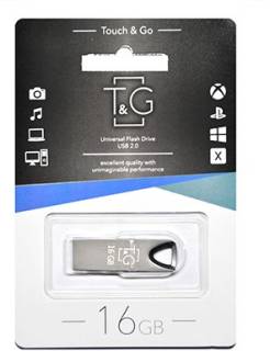 Флеш-память USB T&G 117 Metal Series 16GB Black USB 2.0 TG117BK-16G