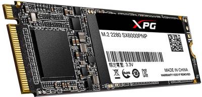 Внутренний HDD/SSD A-Data XPG SX6000 Pro 2TB M.2 2280 NVMe 1.3 PCIe 3.0x4 3D NAND TLC ASX6000PNP-2TT-C