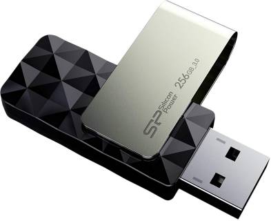 Флеш-память USB Silicon Power BLAZE B30 256GB Black USB 3.0 SP256GBUF3B30V1K