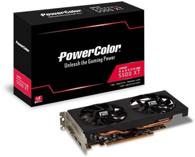 Видеокарта PowerColor Radeon RX 5500 XT OC 8GB AXRX 5500 XT 8GBD6-DH/OC