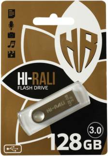 Флеш-память USB HI-RALI Shuttle series Silver 128GB USB 3.0 HI-128GB3SHSL