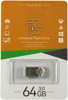 Флеш-память USB T&G 106 Metal series 64GB Silver USB 3.0 TG106-64G3