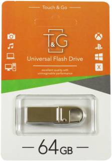 Флеш-память USB T&G 027 Metal series 64GB Silver USB 2.0 TG027-64G