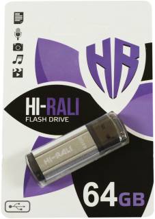 Флеш-память USB HI-RALI Stark series 64GB Silver USB 2.0 HI-64GBSTSL