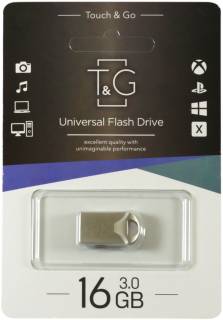 Флеш-память USB T&G 106 Metal series 16GB Silver USB 3.0 TG106-16G3