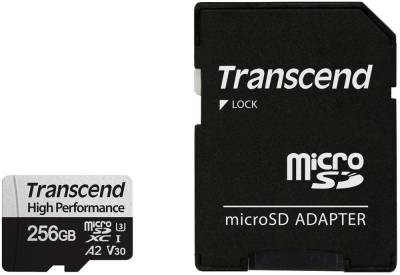 Карта памяти Transcend High Performance 330S microSDXC 256GB + adapter TS256GUSD330S