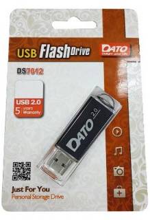 Флеш-память USB Dato DS7012 4GB black USB 2.0 DS7012B-04G