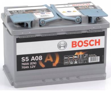 Bosch AGM S5A08 70Ah 12v R 0092S5A080