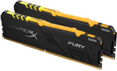 Оперативная память Kingston HyperX Fury RGB DDR4 64GB (2x32GB) 3200MHz CL16 Kit HX432C16FB3AK2/64