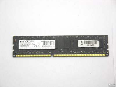 Оперативная память AMD DDR3 8GB 1600MHz CL11 R538G1601U2SL-U