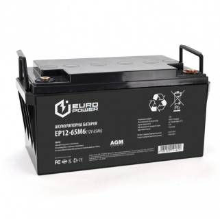Аккумуляторная батарея Europower 12V - 65Ah (EP12-65M6)