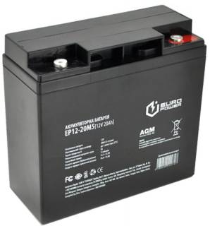 Аккумуляторная батарея Europower 12V - 20Ah (EP12-20M5)