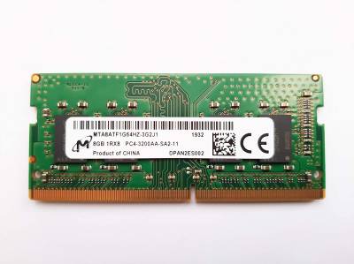 Оперативная память Micron So-Dimm DDR4 8GB 3200Mhz CL22 MTA8ATF1G64HZ-3G2J1