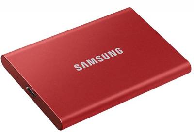 Внешний HDD Samsung Portable SSD T7 Touch 2TB Red 3D TLC USB 3.2 Type-C MU-PC2T0R/WW