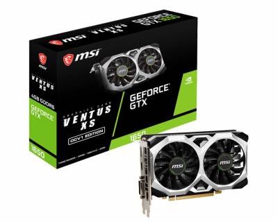 Видеокарта MSI GeForce GTX 1650 D6 VENTUS XS OCV1 4GB