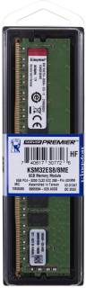 Оперативная память Kingston Server Memory Premier DDR4 8GB 3200MHz CK22 ECC Unbuffered KSM32ES8/8ME