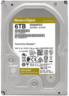 Внутренний HDD/SSD Western Digital WD Gold 6TB 7200rpm 256MB WD6003FRYZ