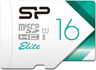 Карта памяти Silicon Power Elite Color microSDHC 16GB SP016GBSTHBU1V21