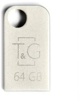 Флеш-память USB T&G 112 Metal Series 64GB Silver USB 2.0 TG112-64G