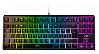 Клавиатура Xtrfy K4 TKL RGB Kailh Red Ukr-Ru Black XG-K4-RGB-TKL-R-UKR