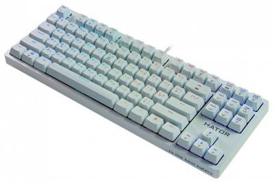 Клавиатура HATOR Rockfall EVO TKL Kailh Optical ENG/UKR/RUS White HTK-631