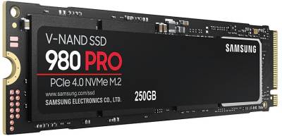 Внутренний HDD/SSD Samsung 980 PRO 250GB M.2 2280 NVMe 1.3c PCIe Gen 4.0 x4 V-NAND 3-bit MLC MZ-V8P250BW