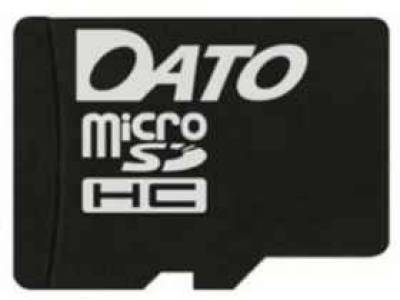 Карта памяти Dato microSDHC 8GB DT_CL06/8GB-R