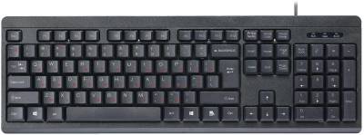 Клавиатура Maxxter Standard USB ukr/rus Black KB-112-U
