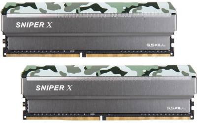 Память G.Skill SniperX Classic Camo DDR4 16GB (2x8GB) 3000MHz CL16 Kit F4-3200C16D-16GSXFB
