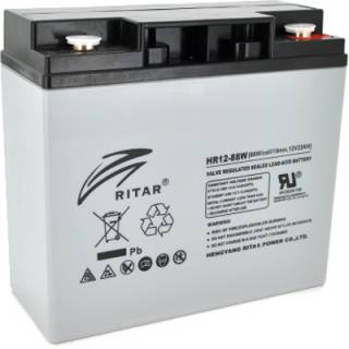 Аккумуляторная батарея Ritar 12V - 22Ah (HR1288W) Grey