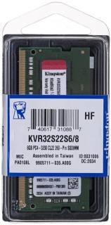 Оперативная память Kingston So-Dimm ValueRam DDR4 8GB 3200MHz CL22 KVR32S22S6/8