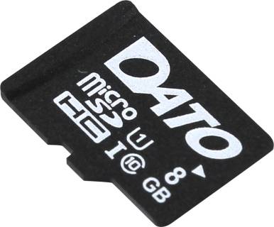 Карта памяти Dato microSDHC 8GB DTTF008GUIC10