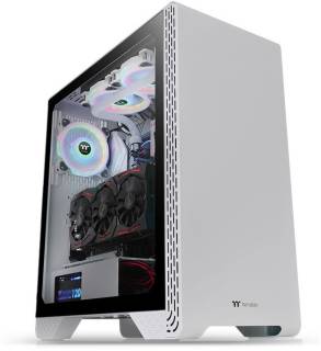 Корпус Thermaltake S300 Tempered Glass (CA-1P5-00M6WN-00) Snow Edition