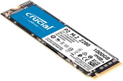 Внутренний HDD/SSD Crucial P2 1TB M.2 2280 NVMe Gen3 PCIe Gen3 x4 CT1000P2SSD8