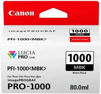 Картридж Canon PFI-1000MBk (Matte black) 0545C001