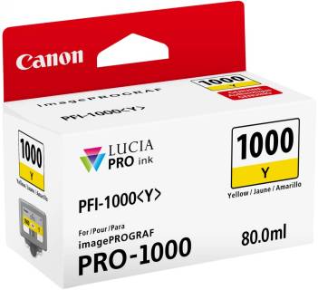 Картридж Canon PFI-1000Y (yellow) 0549C001