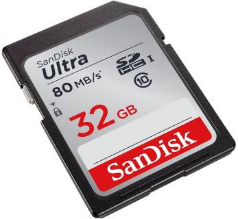 Карта памяти SanDisk Ultra SDHC 32GB SDSDUN4-032G-GN6IN
