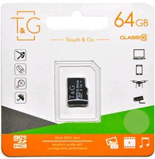 Карта памяти T&G MicroSDXC 64GB TG-64GBCL10-00