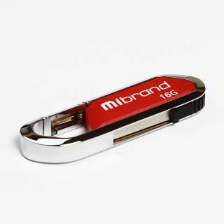 Флеш-память USB Mibrand Alligator 16GB Dark Red USB 2.0 MI2.0/AL16U7DR