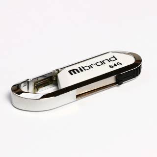 Флеш-память USB Mibrand Alligator 64GB White USB 2.0 MI2.0/AL64U7W