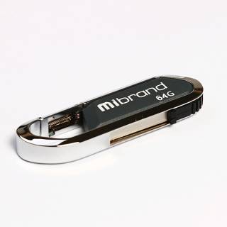 Флеш-память USB Mibrand Alligator 64GB Grey USB 2.0 MI2.0/AL64U7G