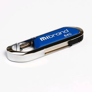 Флеш-память USB Mibrand Alligator 64GB Blue USB 2.0 MI2.0/AL64U7U