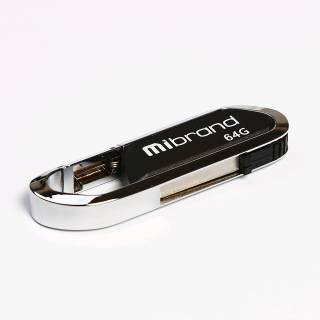 Флеш-память USB Mibrand Alligator 64GB Black USB 2.0 MI2.0/AL64U7B